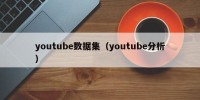 youtube数据集（youtube分析）