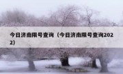 今日济南限号查询（今日济南限号查询2022）