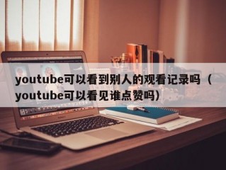 youtube可以看到别人的观看记录吗（youtube可以看见谁点赞吗）