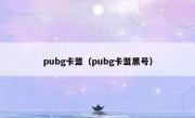 pubg卡盟（pubg卡盟黑号）