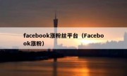 facebook涨粉丝平台（Facebook涨粉）