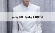 pubg卡盟（pubg卡盟排行）