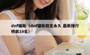 dnf辅助（dnf辅助稳定永久 最新排行榜前10名）