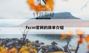 fxcm官网的简单介绍