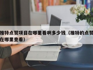 推特点赞项目在哪里看啊多少钱（推特的点赞在哪里查看）