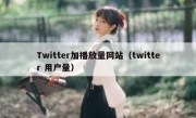 Twitter加播放量网站（twitter 用户量）