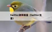 twitter刷观看量（twitter流量）