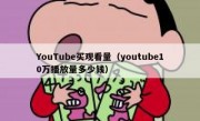 YouTube买观看量（youtube10万播放量多少钱）