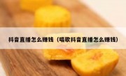 抖音直播怎么赚钱（唱歌抖音直播怎么赚钱）