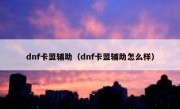 dnf卡盟辅助（dnf卡盟辅助怎么样）