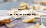 INS自助下单（ins点赞下单）