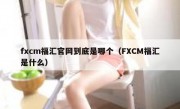 fxcm福汇官网到底是哪个（FXCM福汇是什么）