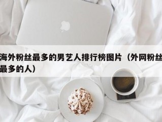 海外粉丝最多的男艺人排行榜图片（外网粉丝最多的人）