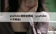 youtube涨粉丝网站（youtube十万粉丝）