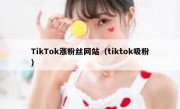 TikTok涨粉丝网站（tiktok吸粉）