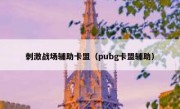 刺激战场辅助卡盟（pubg卡盟辅助）