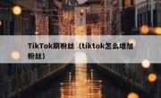 TikTok刷粉丝（tiktok怎么增加粉丝）