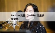 Twitter流量（twitter流量投放费用）