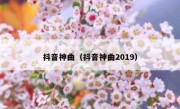 抖音神曲（抖音神曲2019）