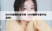 dnf卡盟辅助提卡网（dnf辅助卡盟平台官网）