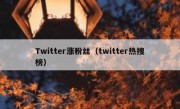 Twitter涨粉丝（twitter热搜榜）