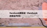 facebook刷粉丝（facebook的粉丝专页）