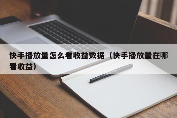 快手播放量怎么看收益数据（快手播放量在哪看收益） 第1张