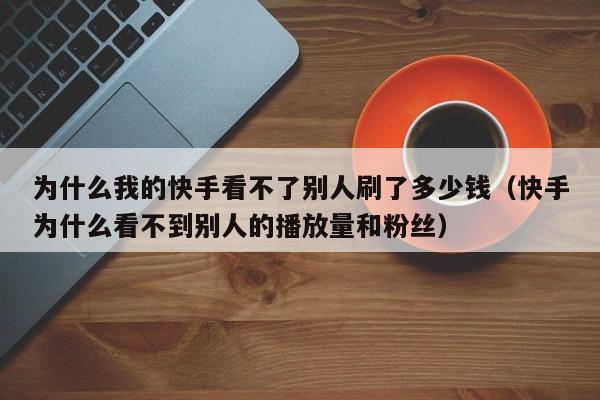 为什么我的快手看不了别人刷了多少钱（快手为什么看不到别人的播放量和粉丝） 第1张