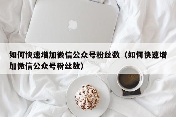 如何快速增加微信公众号粉丝数（如何快速增加微信公众号粉丝数） 第1张