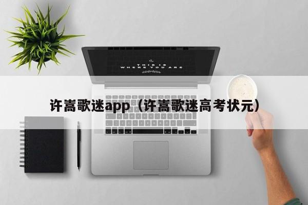 许嵩歌迷app（许嵩歌迷高考状元） 第1张