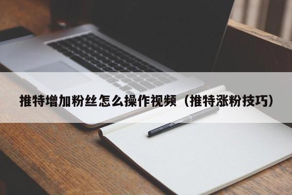 推特增加粉丝怎么操作视频（推特涨粉技巧） 第1张