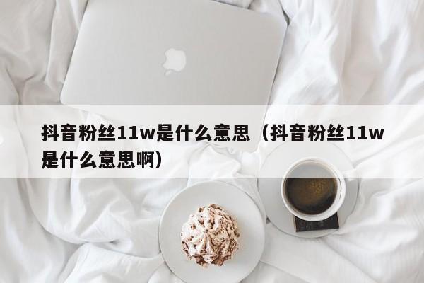 抖音粉丝11w是什么意思（抖音粉丝11w是什么意思啊） 第1张