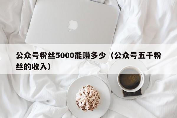 公众号粉丝5000能赚多少（公众号五千粉丝的收入） 第1张