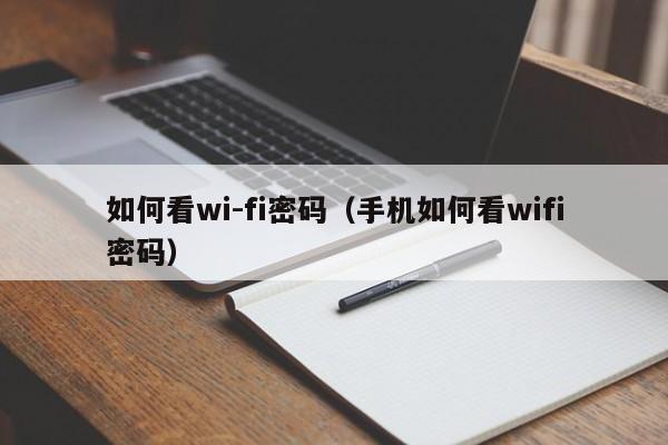 如何看wi-fi密码（手机如何看wifi密码） 第1张