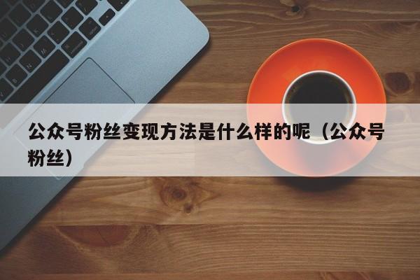 公众号粉丝变现方法是什么样的呢（公众号 粉丝） 第1张